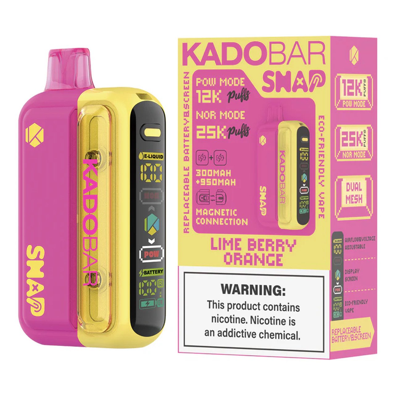 Kado Bar Snap 5% 25K Disposable