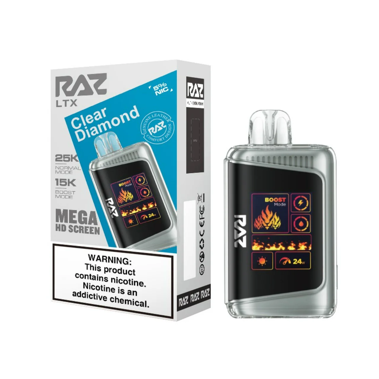 Raz Cle­ar Diamond Vape
